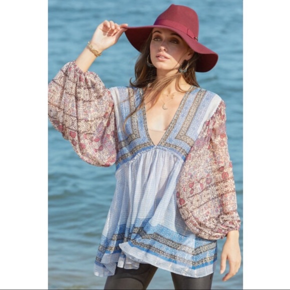 Free People Aliyah Printed Tunic 🧿 - Picture 14 of 14
